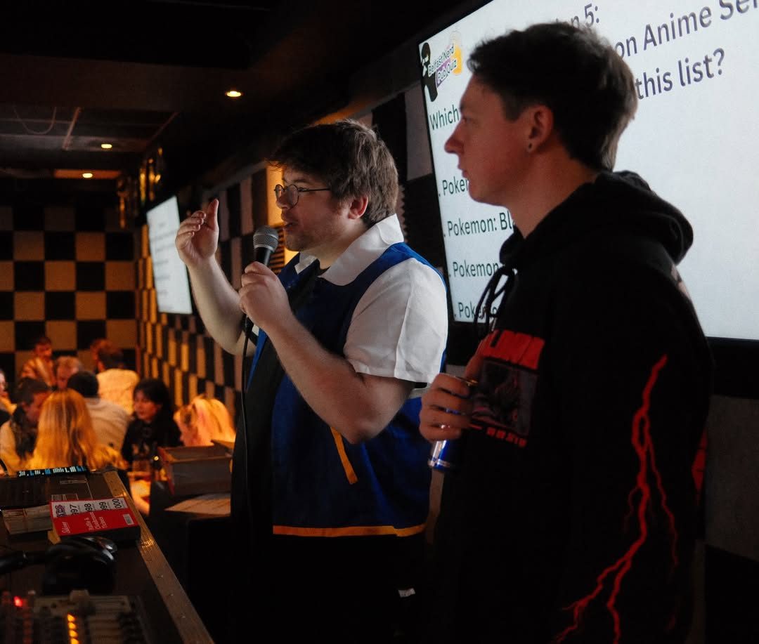 Callum hosting Pokémon Quiz as Ash Ketchum